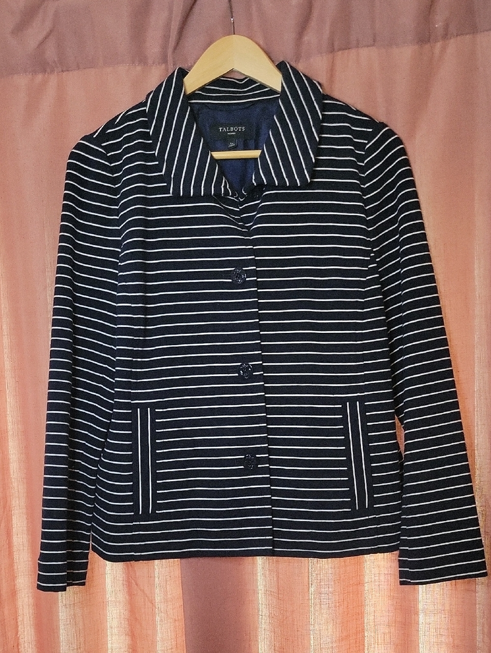 Talbots Petite Striped Blazer
